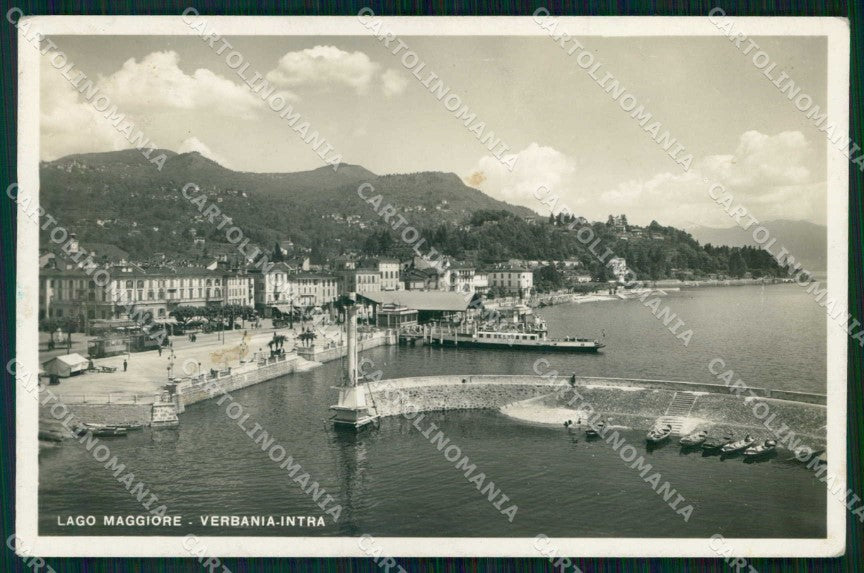 Verbania Intra Lago Maggiore Barche Foto cartolina RT2148 – fronte