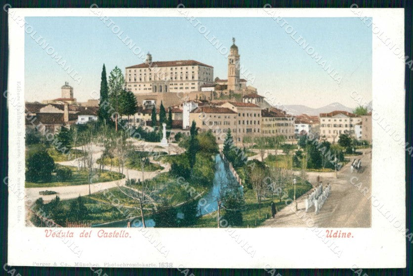 Udine Città Veduta del Castello cartolina RT2164 – fronte