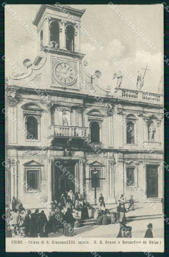 Udine Città Chiesa di San Giacomo cartolina RT2175 – fronte