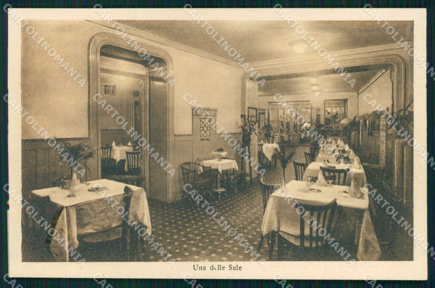 Udine Città Albergo Ristorante Manin Sala da Pranzo cartolina RT2176 – fronte