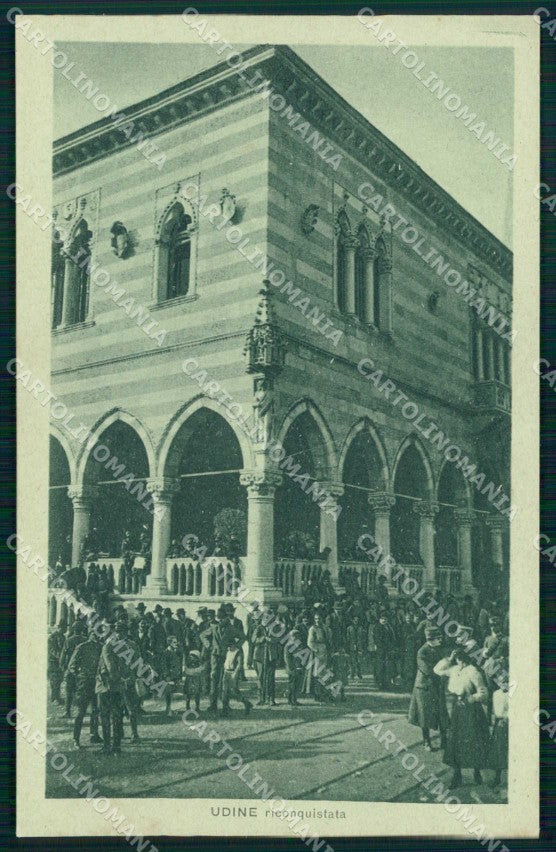 Udine Città Città Riconquistata Militari WWI cartolina RT2177 – fronte