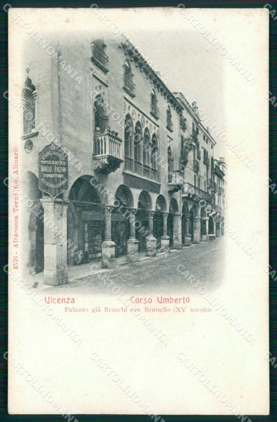 Vicenza Città Corso Umberto Alterocca 1576 cartolina RT2181 – fronte