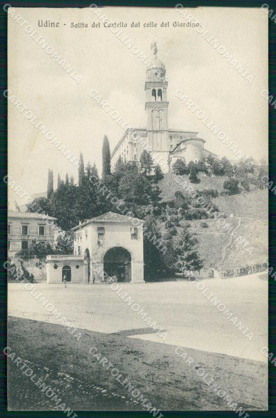 Udine Città Salita del Castello cartolina RT2185 – fronte