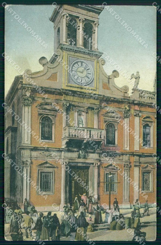Udine Città Chiesa di San Giacomo Alinari cartolina RT2187 – fronte