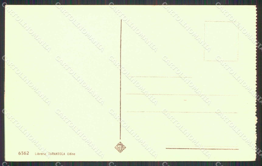 Udine Città Via della Posta cartolina RT2197 – retro