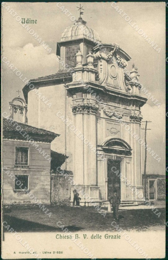 Udine Città Chiesa Beata Vergine delle Grazie cartolina RT2203 – fronte