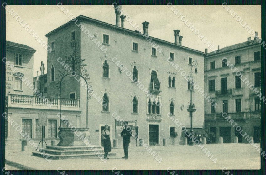 Udine Città Piazza XX Settembre Casa Veneziana cartolina RT2224 – fronte