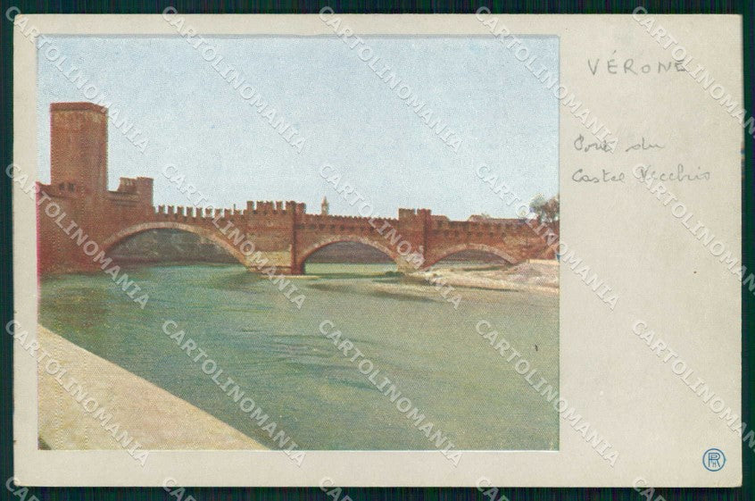 Verona Città Ponte di Castel Vecchio cartolina RT2245 – fronte