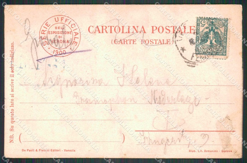 Verona Città Chiesa San Lorenzo Tafuri 7 cartolina RT2257 – retro