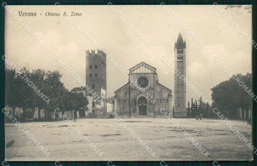 Verona Città Chiesa San Zeno cartolina RT2260 – fronte
