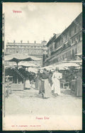 Verona Città Piazza Erbe Mercato cartolina RT2278 – fronte