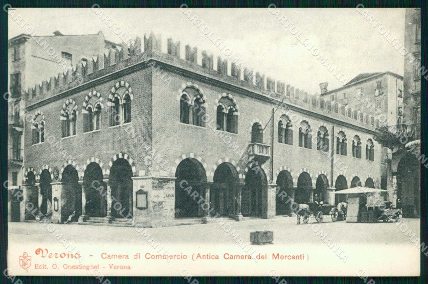 Verona Città Camera di Commercio Antica Camera Mercanti cartolina RT2279 – fronte