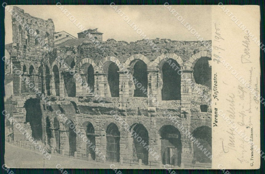 Verona Città Anfiteatro cartolina RT2286 – fronte