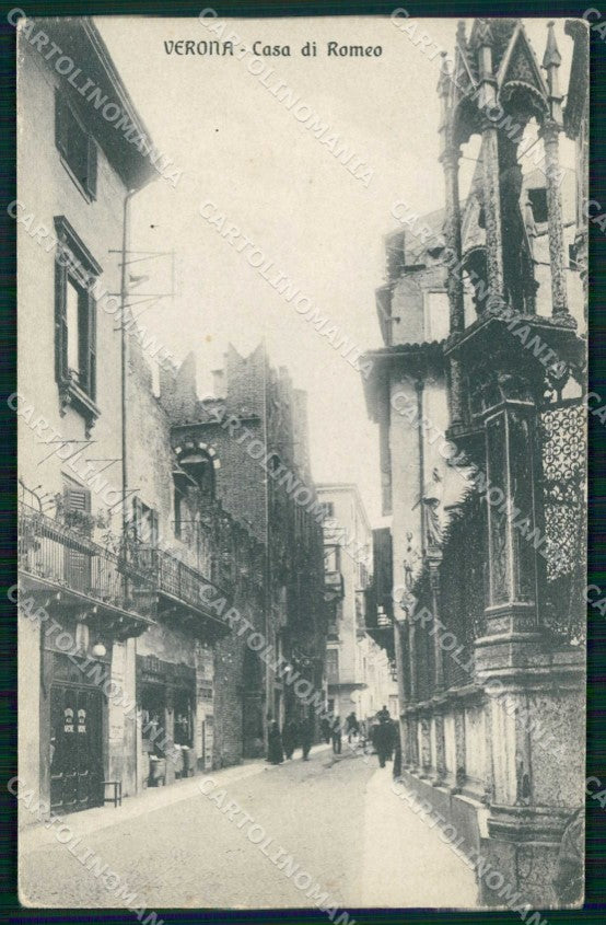 Verona Città Casa di Romeo cartolina RT2297 – fronte