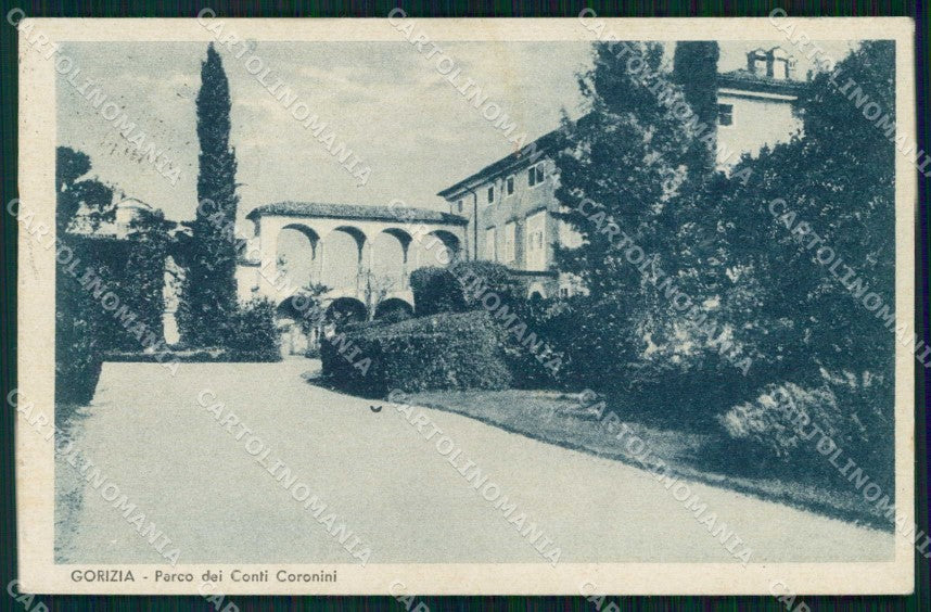 Gorizia Città Parco dei Conti Coronini cartolina RT2320 – fronte