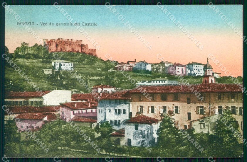 Gorizia Città Veduta Generale del Castello cartolina RT2334 – fronte