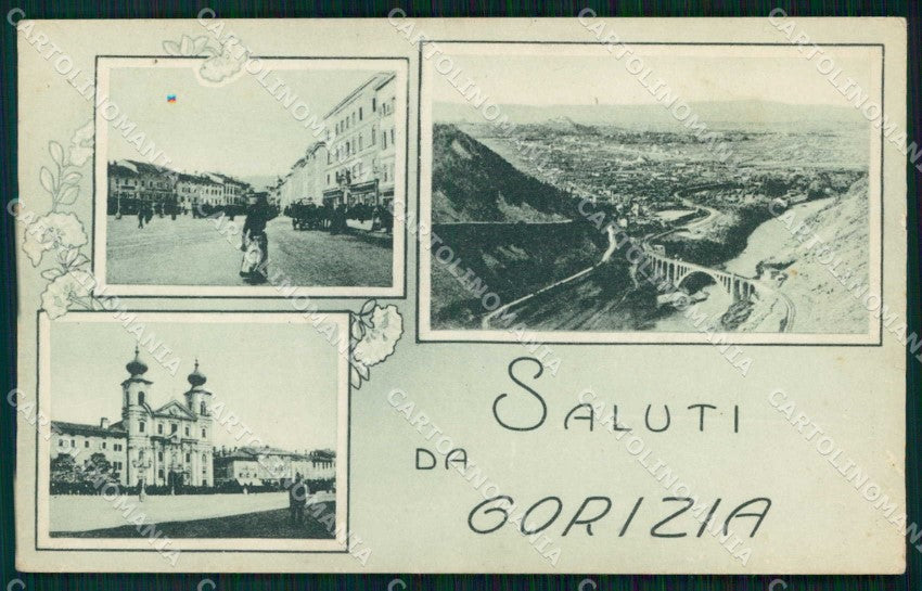 Gorizia Città Saluti da cartolina RT2336 – fronte