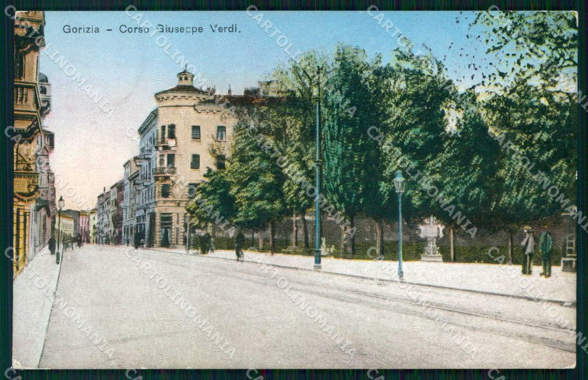 Gorizia Città Corso Giuseppe Verdi cartolina RT2339 – fronte