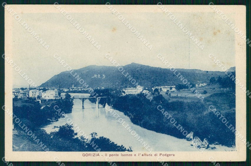 Gorizia Città Ponte Isonzo Altura di Podgora cartolina RT2342 – fronte