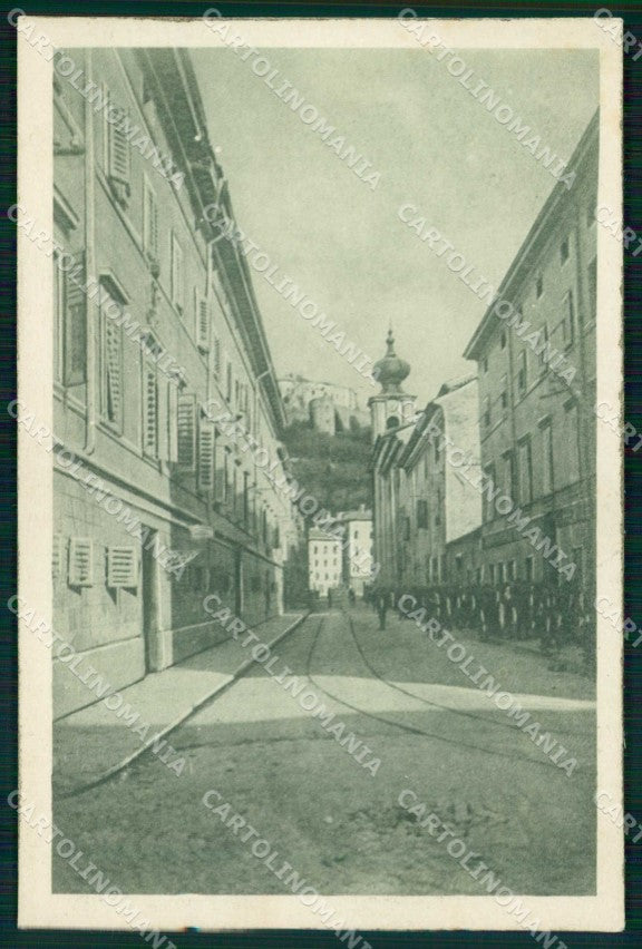 Gorizia Città Via delle Scuole Castello cartolina RT2344 – fronte