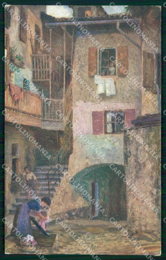 Gorizia Città Cortile cartolina RT2349 – fronte