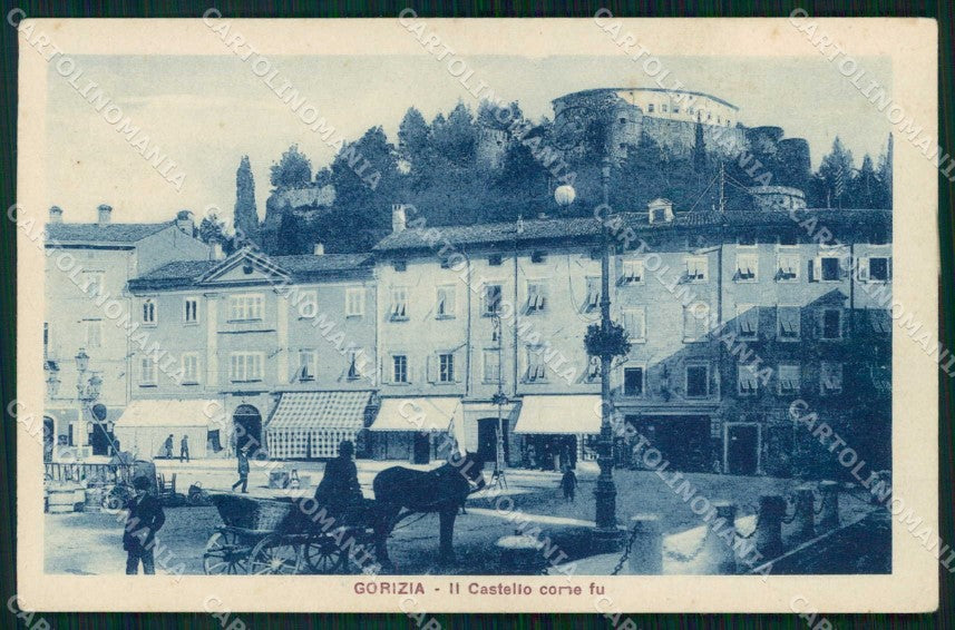 Gorizia Città Castello come fu cartolina RT2359 – fronte