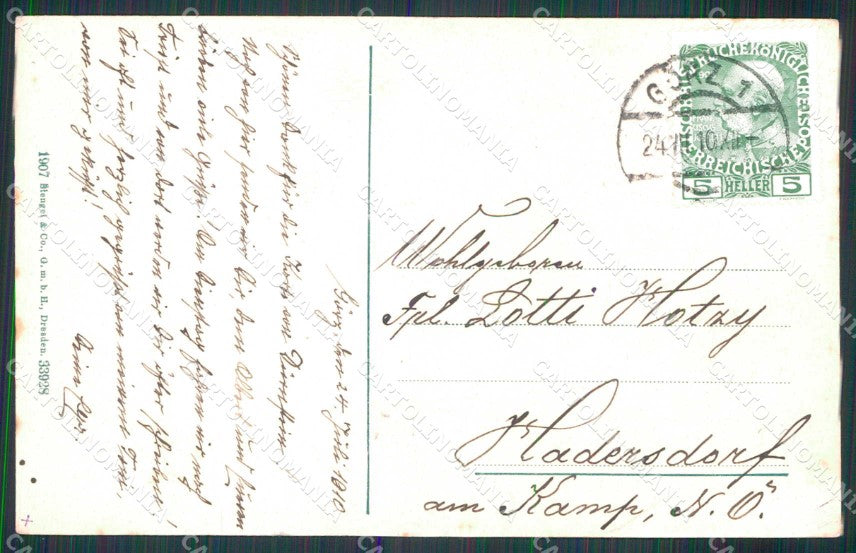 Gorizia Città Stengel 33928 cartolina RT2362 – retro