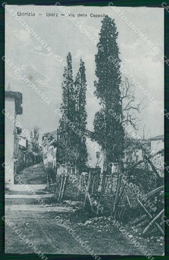 Gorizia Città Via della Cappella cartolina RT2372 – fronte