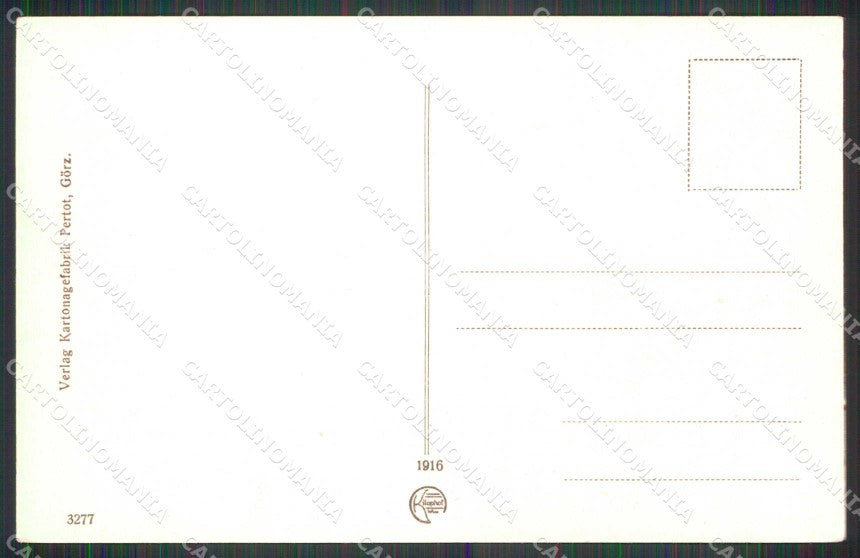 Gorizia Città Case Distrutte WWI cartolina RT2397 – retro