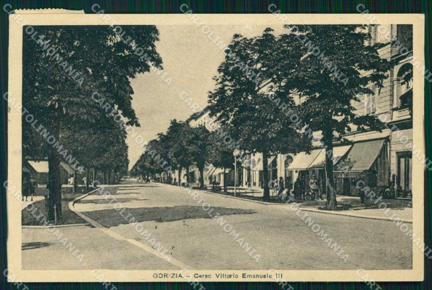Gorizia Città Corso Vittorio Emanuele III cartolina RT2409 – fronte