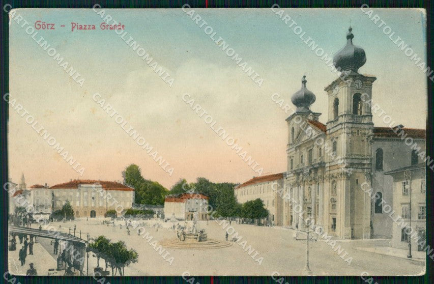 Gorizia Città Piazza Grande Stengel 5209 COLLA cartolina RT2417 – fronte