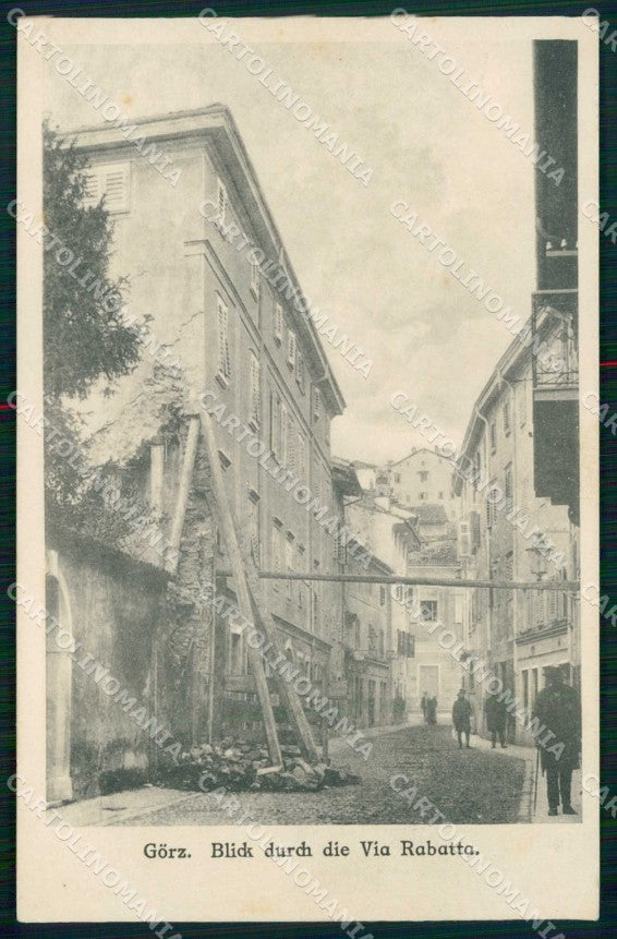Gorizia Città Veduta da Via Rabatta cartolina RT2422 – fronte