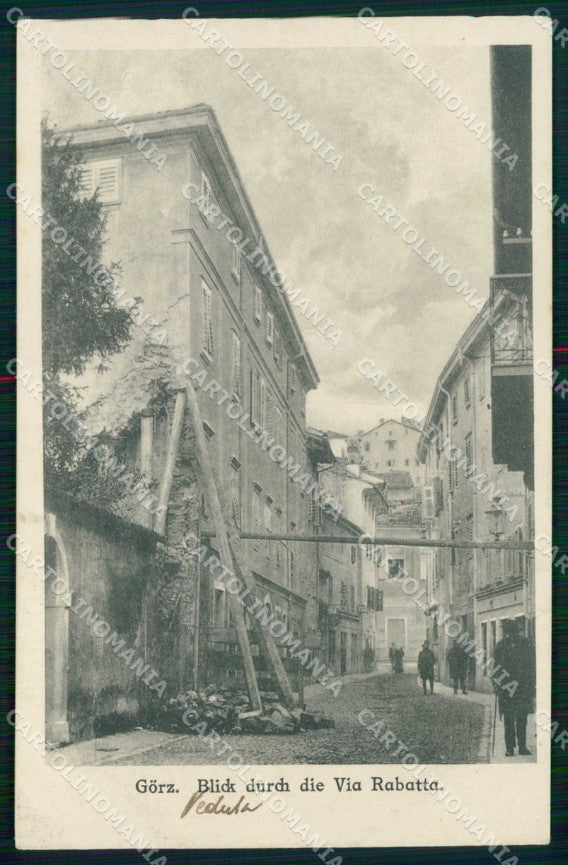 Gorizia Città Veduta da Via Rabatta cartolina RT2423 – fronte