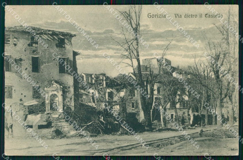 Gorizia Città Via Dietro il Castello cartolina RT2427 – fronte