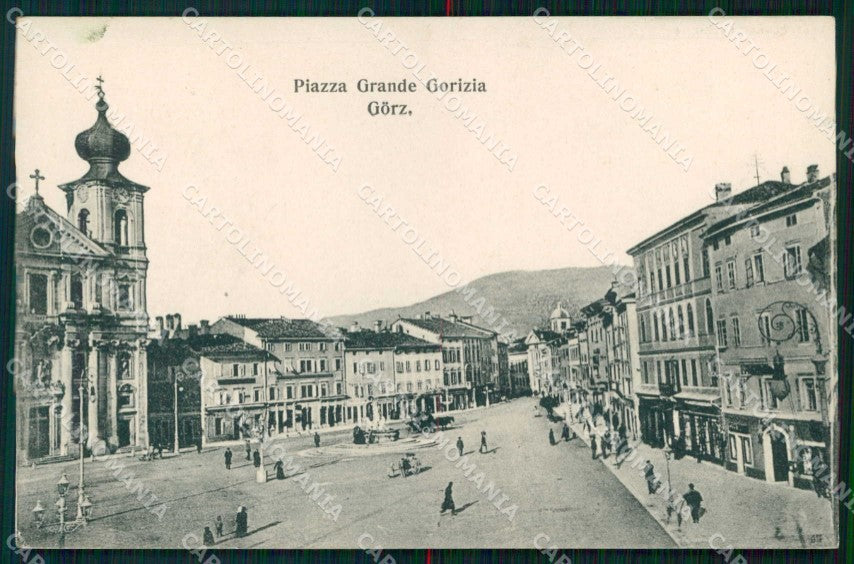 Gorizia Città Piazza Grande STRAPPINO cartolina RT2439 – fronte