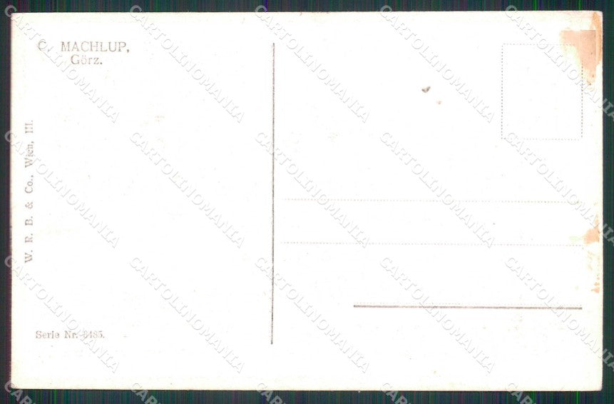 Gorizia Città Machlup Vicolo ABRASA cartolina RT2452 – retro
