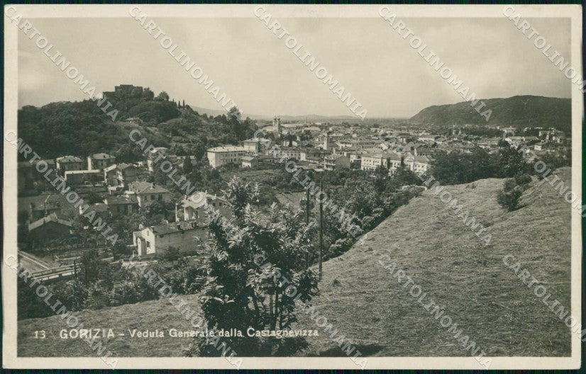 Gorizia Città Veduta Generale dalla Castagnovizza Foto cartolina RT2461 – fronte