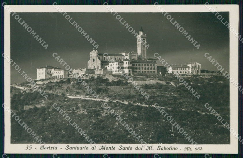 Gorizia Città Santuario di Monte Santo Foto cartolina RT2469 – fronte