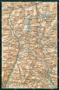 Sondrio Chiavenna Svizzera Cartina Geografica Mappa 56 cartolina RT2478 – fronte