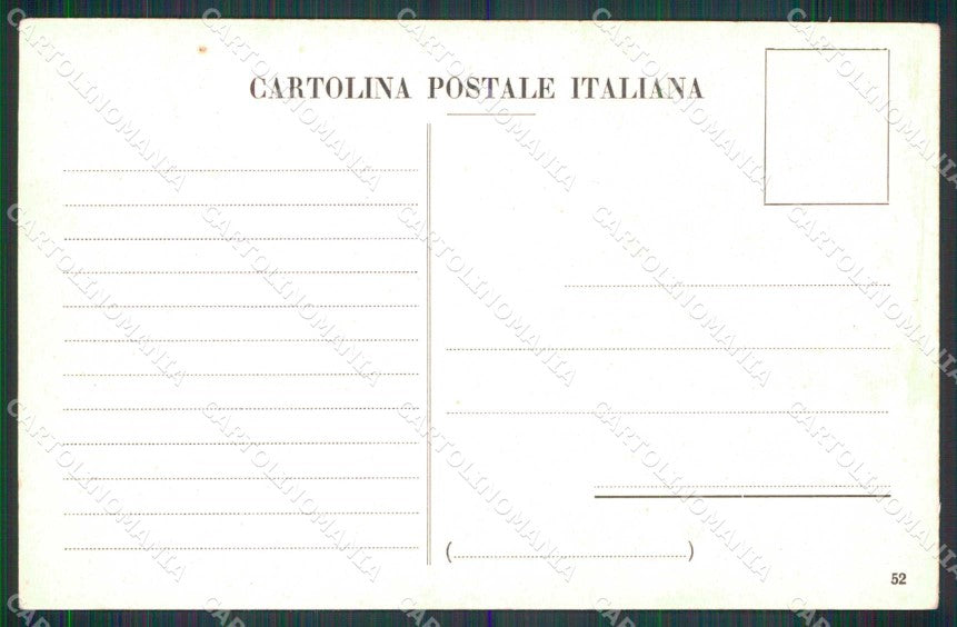 Verbania Varese Svizzera Lago Maggiore Mappa 52 Lago Maggiore cartolina RT2480 – retro
