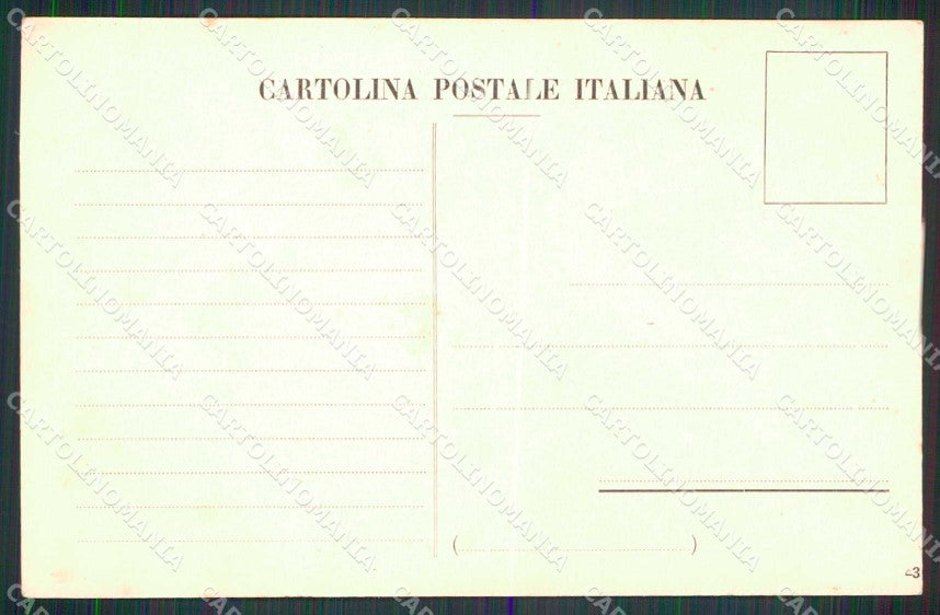 Napoli Torre del Greco Castellammare Mappa 43 Vesuvio cartolina RT2481 – retro