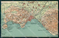 Napoli Torre del Greco Annunziata Pozzuoli Mappa 42 Vesuvio cartolina RT2482 – fronte