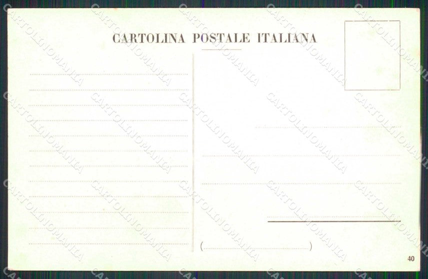 Livorno Marina di Pisa Cartina Geografica Mappa 40cartolina RT2484 – retro