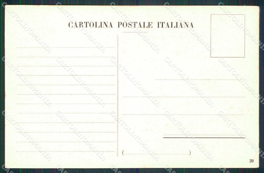 Firenze Bagno a Ripoli Cartina Geografica Mappa 39 cartolina RT2485 – retro