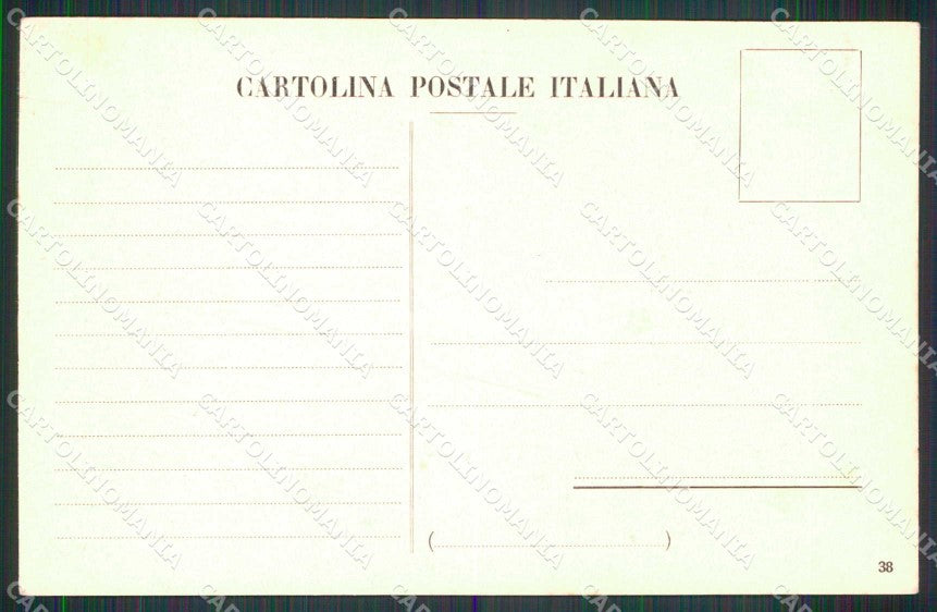 Lucca Pistoia PesciaCartina Geografica Mappa 38 cartolina RT2486 – retro