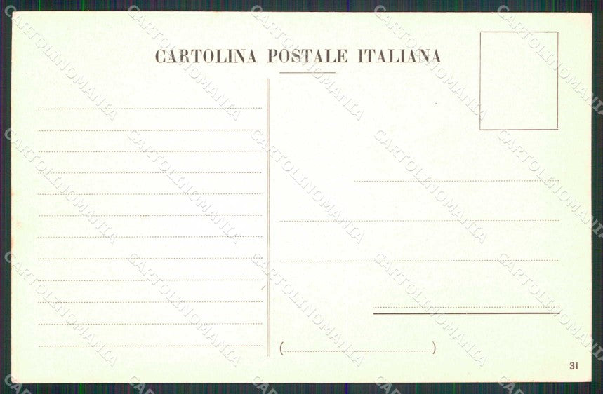 Genova Voltri Sestri Cartina Geografica Mappa 31 cartolina RT2498 – retro