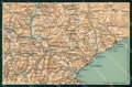 Savona Vado Celle Cartina Geografica Mappa 29 cartolina RT2500 – fronte