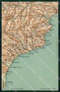 Savona Albenga Loano Noli Spotorno Mappa 28 cartolina RT2501 – fronte
