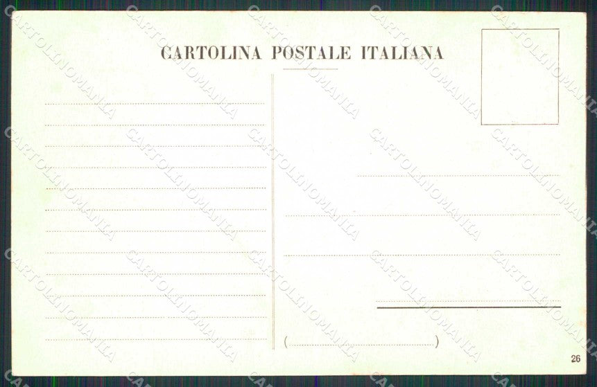 Imperia Oneglia Porto Maurizio Cartina Geografica Mappa 26 cartolina RT2503 – retro