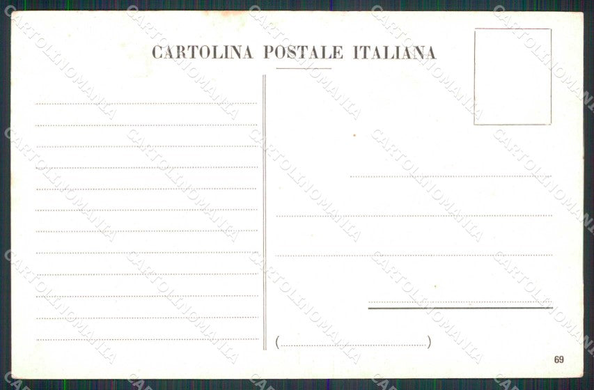 Verona Tregnago Cartina Geografica Mappa 69 cartolina RT2504 – retro